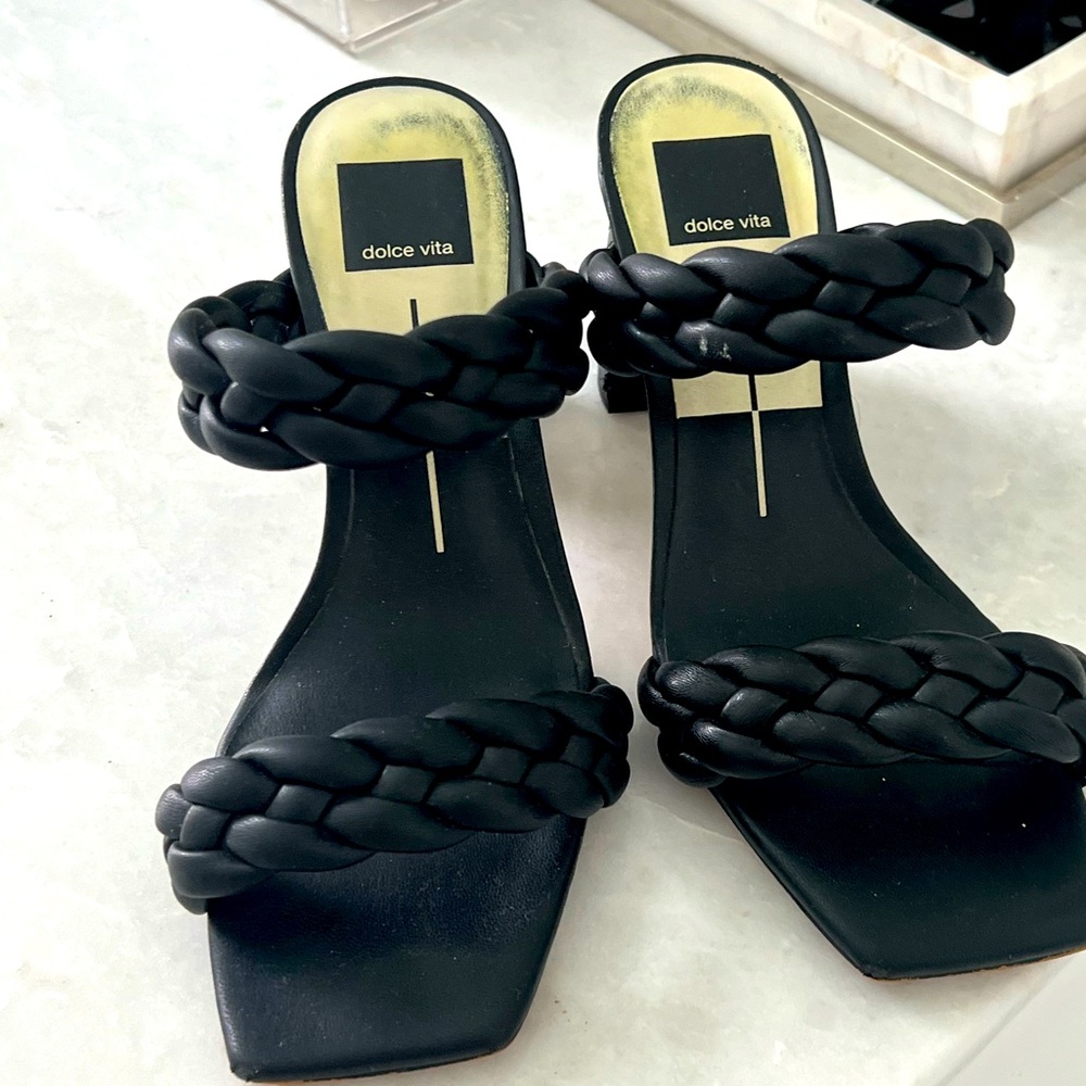 Size 7 black Dolce Vita sandals